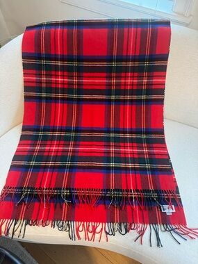 Johnstons of Elgin Royal Stewart Tartan Cashmere Scarf